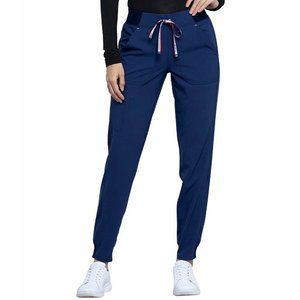 Cherokee Katie Duke's iFlex Drawstring Jogger Scrub Pant CKK070 - Navy; Med